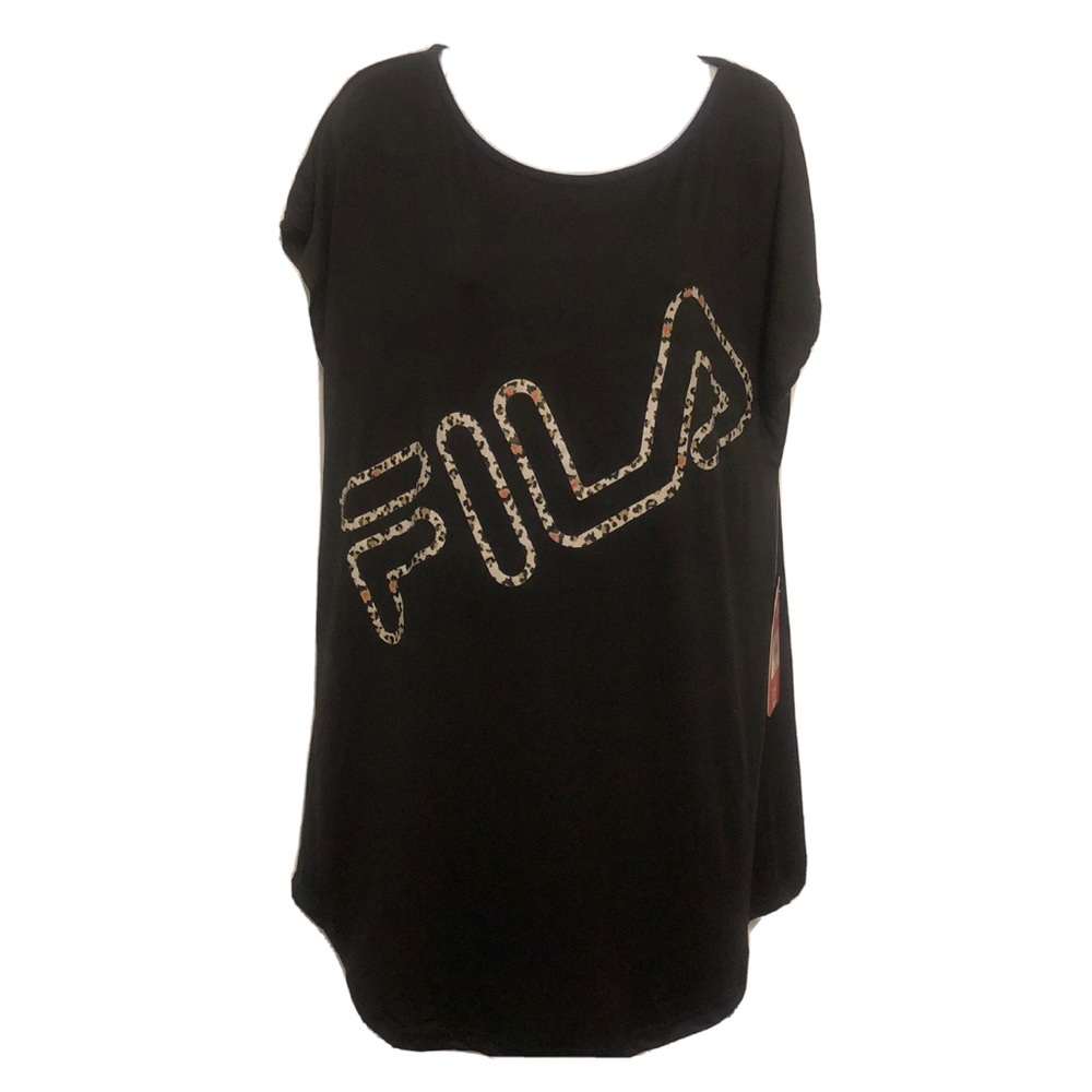 Fila Sleep T-Shirt Large Black NWT